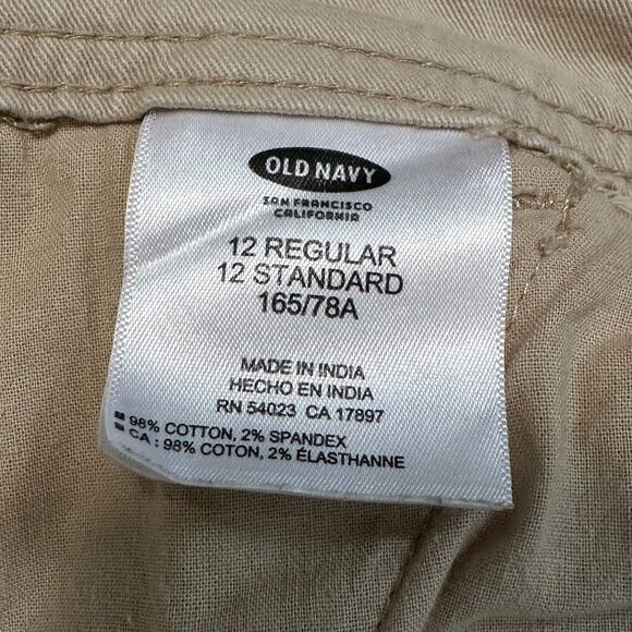 Old Navy Sweetheart Boot Cut Khaki Pants Size 12 - Picture 9 of 11